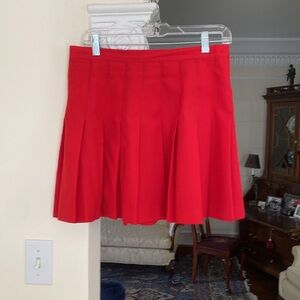 Sporting Look Red Pleated Skirt for Tennis, Golf, Pickleball, Activewear 12